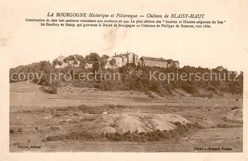 AK / Ansichtskarte La_Bourgogne Chateau de Blaisy Haut La_Bourgogne