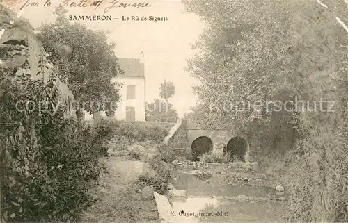 AK / Ansichtskarte Sammeron Le Ru de Signets Sammeron