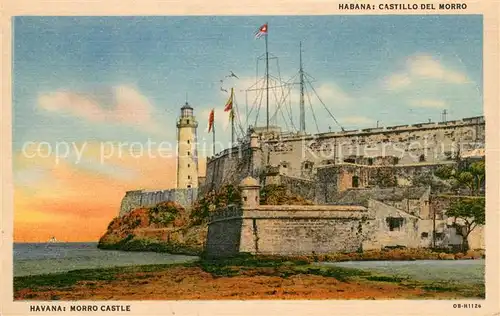 AK / Ansichtskarte Havana_Habana Morro Castle Havana Habana