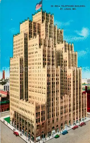 AK / Ansichtskarte St_Louis_Missouri Bell Telephone Building St_Louis_Missouri