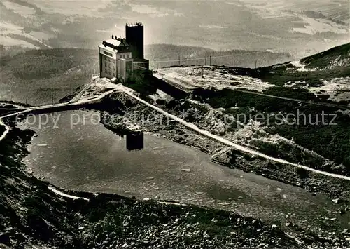 AK / Ansichtskarte Vysoke_Tatry Skalnate pleso so stanicou lanovky Vysoke Tatry