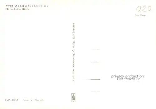 AK / Ansichtskarte Oberwiesenthal_Erzgebirge Martin Luther Kirche Oberwiesenthal Erzgebirge