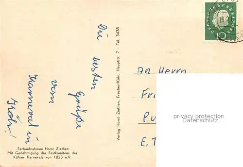 AK / Ansichtskarte Koeln_Rhein Karneval in Koeln Details Koeln_Rhein