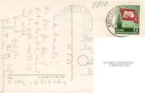 AK / Ansichtskarte Grosser_Inselsberg Hotel Gotha Aussichtsturm Grosser Inselsberg