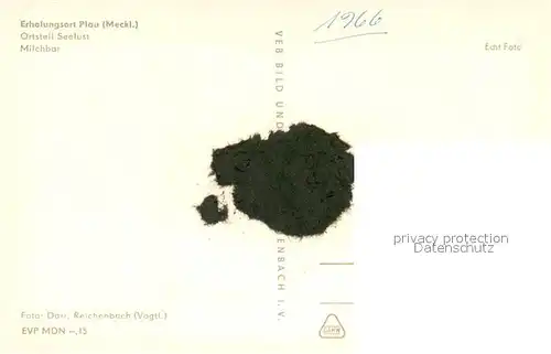 AK / Ansichtskarte Seelust_Plau_See Milchbar Erholungsort Mecklenburgische Seenplatte Seelust_Plau_See