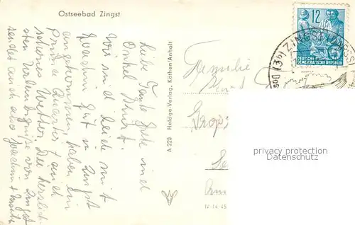 AK / Ansichtskarte Zingst_Ostseebad Wohnhaus Zingst_Ostseebad