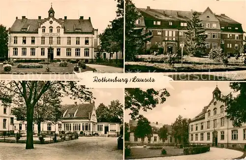 AK / Ansichtskarte Rothenburg_Oberlausitz Martin Ulbrich Haus Heilstaetten der Inneren Mission Handabzug Rothenburg_Oberlausitz