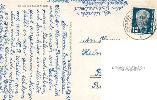 AK / Ansichtskarte Graal Mueritz_Ostseebad Strand Promenade Graal Mueritz_Ostseebad