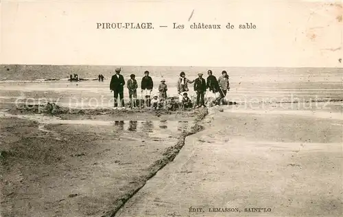 AK / Ansichtskarte Pirou Les chateaux de sable Pirou