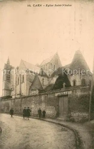 AK / Ansichtskarte Caen Eglise Saint Nicolas Caen