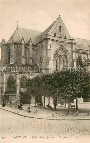 AK / Ansichtskarte Compiegne_Oise Eglise Saint Jacques Compiegne Oise
