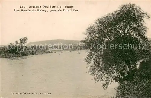 AK / Ansichtskarte Dioubeba_Sudan Les bords du Bakoy Collection Afrique Occidentale 