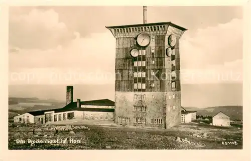 AK / Ansichtskarte Brocken_Harz Brockenhotel Brocken Harz