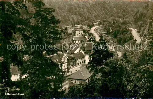 AK / Ansichtskarte Ruebeland_Harz Ansicht vom Waldrand aus Ruebeland_Harz