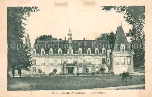 AK / Ansichtskarte Congy Chateau Schloss Congy