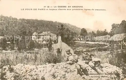 AK / Ansichtskarte Argonnen_Region La Guerre en Argonne Argonnen Region