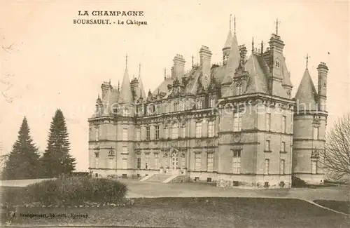 AK / Ansichtskarte Boursault Chateau Schloss Boursault