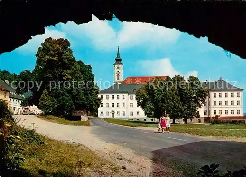 AK / Ansichtskarte Schaeftlarn Kloster Schaeftlarn und Braustueberlgarten Schaeftlarn