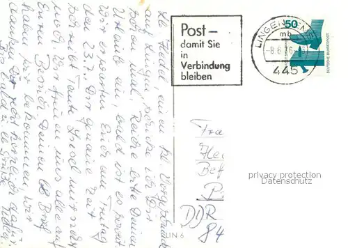 AK / Ansichtskarte Lingen_Ems Kraftwerk Emspartie Park Stadtpartie Parkhaus Lingen_Ems