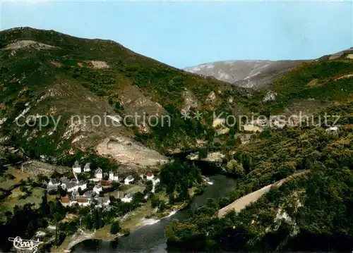 AK / Ansichtskarte Saint Projet de Cassaniouze Vue aerienne Vallee du Lot 