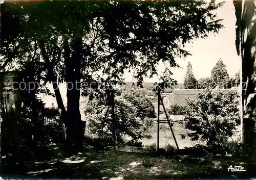 AK / Ansichtskarte Saint Sauveur en Puisaye Maison natale de Colette le coin ou elle aimait se reposer et le paysage quelle admirait Saint Sauveur en Puisaye