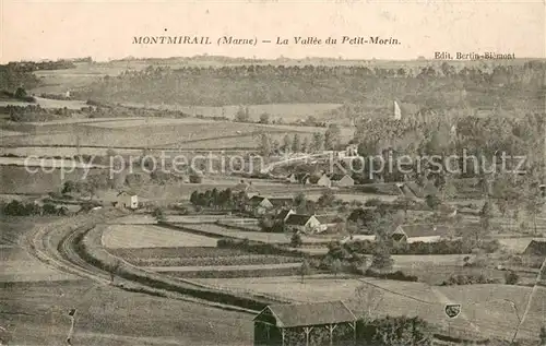 AK / Ansichtskarte Montmirail_Marne Panorama Vallee du Petit Morin Montmirail Marne