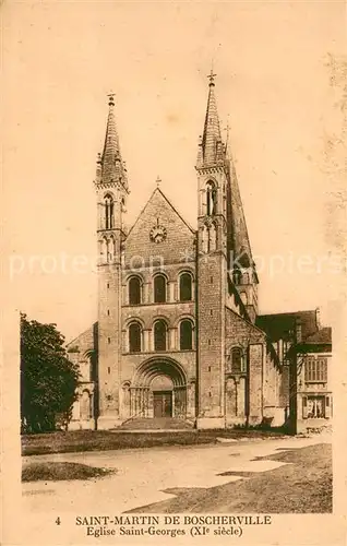 AK / Ansichtskarte Saint Martin de Boscherville Eglise Saint Georges XIe siecle Saint Martin de Boscherville