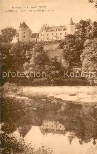 AK / Ansichtskarte Oulches Chateau de Cors Oulches