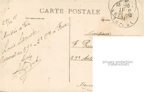 AK / Ansichtskarte Merens les Vals et la Vallee de Nabre vue prise en aval du 4e pont Merens les Vals