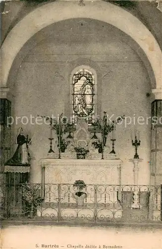 AK / Ansichtskarte Bartres Interieur de la chapelle dedies a Bernadette Bartres