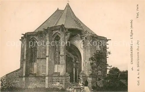 AK / Ansichtskarte Chaudardes Eglise Kirche Chaudardes