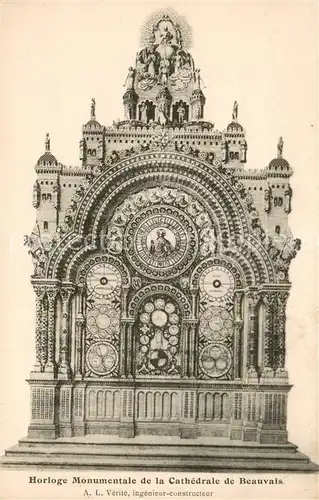 AK / Ansichtskarte Beauvais_60 Horloge monumentale de la cathedrale 