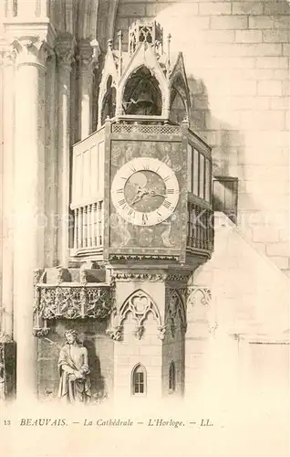 AK / Ansichtskarte Beauvais_60 Horloge de la cathedrale 