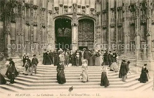 AK / Ansichtskarte Beauvais_60 Sortie de la Grande Messe 