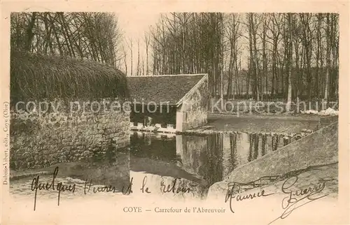 AK / Ansichtskarte Coye la Foret Carrefour de l Abreuvoir Coye la Foret