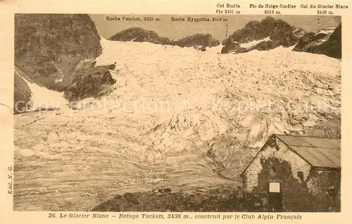 AK / Ansichtskarte Gletscher Glacier Blanc 
