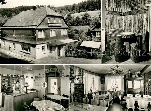 AK / Ansichtskarte Wurzbach Heinrichshuette Gaststaette Wurzbach