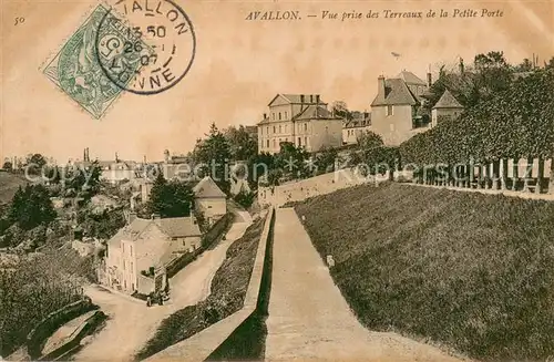 AK / Ansichtskarte Avallon Vue prise des Terreaux de la Petite Porte Avallon