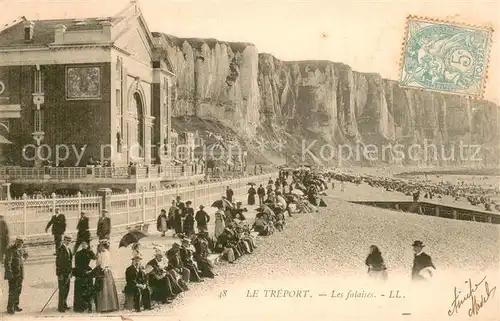 AK / Ansichtskarte Le_Treport Les falaises Le_Treport