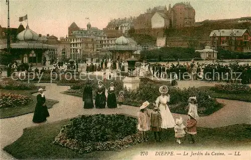 AK / Ansichtskarte Dieppe_76 Le Jardin du Casino 