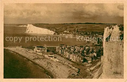 AK / Ansichtskarte Le_Treport_Mers Les deux Plages du Treport et de Mers 