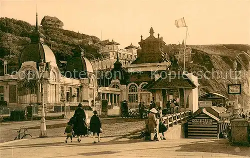 AK / Ansichtskarte Fecamp Le Casino et Descente a la Plage Fecamp