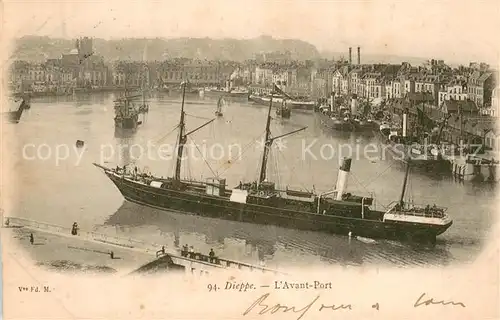AK / Ansichtskarte Dieppe_76 Avant Port 