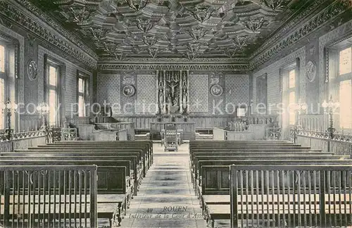 AK / Ansichtskarte Rouen Interieur de la Cour d Assisi Rouen