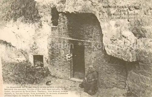 AK / Ansichtskarte Thorigny sur Oreuse La Ravine la Colletat et ses Habitants Thorigny sur Oreuse