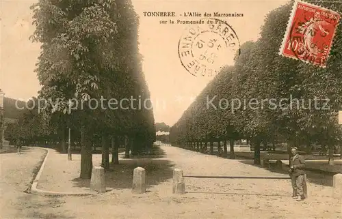 AK / Ansichtskarte Tonnerre Allee des Marronniers sur la Promenade du Paris Tonnerre