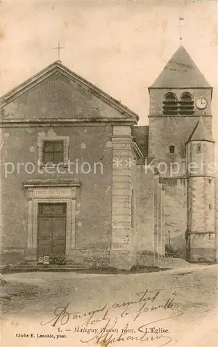 AK / Ansichtskarte Maligny_Yonne Eglise Maligny Yonne