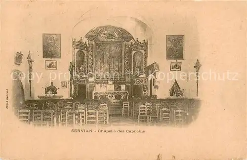 AK / Ansichtskarte Servian Chapelle des Capucins Servian