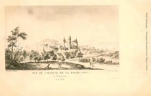 AK / Ansichtskarte Chalon sur Saone Vue du Chateau de la Roche Pot Chalon sur Saone