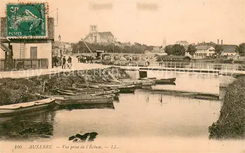 AK / Ansichtskarte Auxerre Vue prise de l Ecluse Auxerre